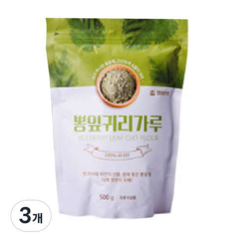청아한끼 뽕잎 귀리가루, 500g, 3개