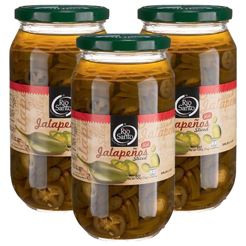 리오산토 할라페뇨 슬라이스, 950g, 3개