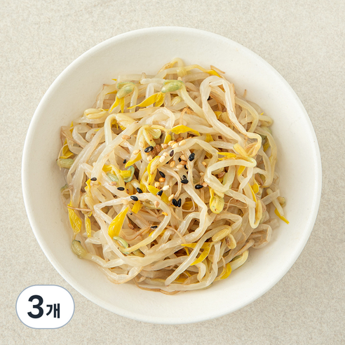 집반찬연구소 숙주나물무침, 90g, 3개