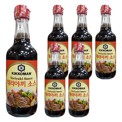 기꼬만 데리야끼 소스, 250ml, 6개