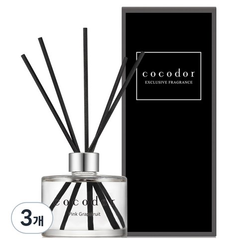 코코도르 디퓨저, 핑크그레이프프룻, 200ml, 3개