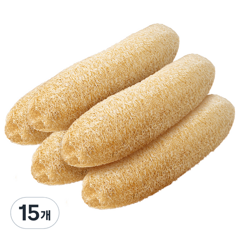 코멧 건강한 천연 수세미, 15개, 1개입