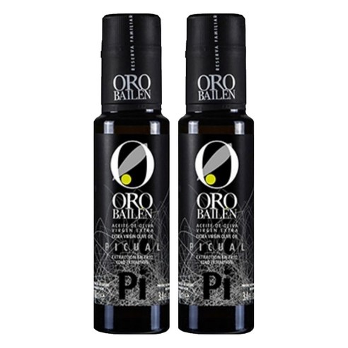 오로바일렌 피쿠알 엑스트라버진 올리브오일, 100ml, 2개