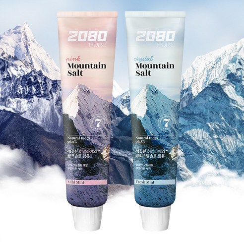 상쾌한 미소, 건강한 구강 관리의 시작: 2080 핑크마일드민트향 퓨어 치약