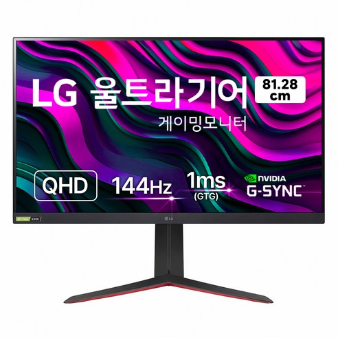 LG전자 QHD 울트라기어 게이밍 모니터, 80cm, 32GP83B