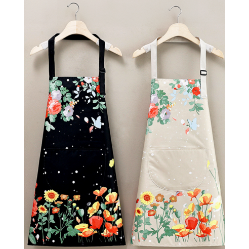 주방에 꽃피는 낭만, 타이탄 예쁜 방수 앞치마