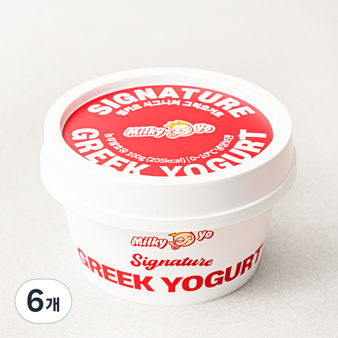 밀키요 시그니처 그릭요거트 볼, 6개, 100g