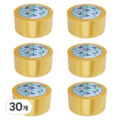 경포장 박스 테이프 투명 57mic 48mm x 40m, 30개