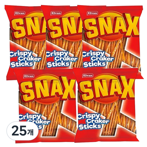 엘반 스낵스 프레첼 스틱스, 150g, 25개