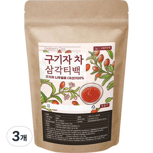 조은약초 구기자 차, 1g, 100개입, 3개