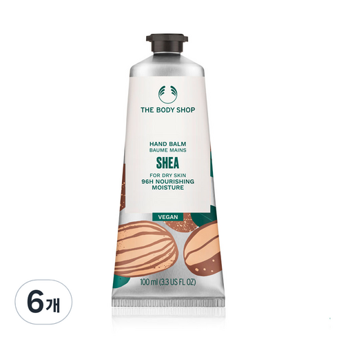 더바디샵 시어 핸드 밤, 100ml, 6개