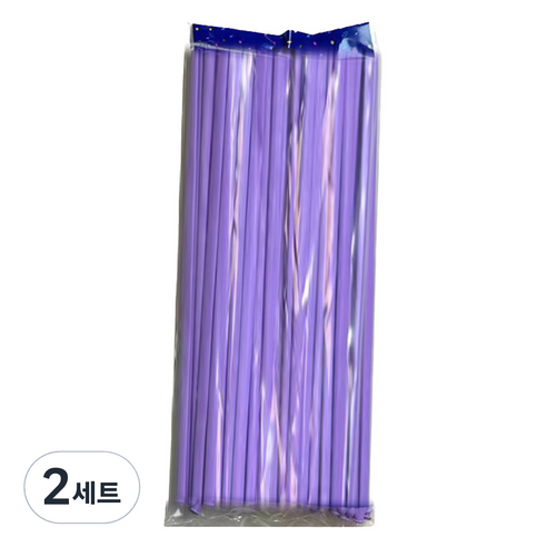 마다꾸미 요술 매직 파티 벌룬 막대풍선 100p 세트, 파스텔퍼플, 2세트