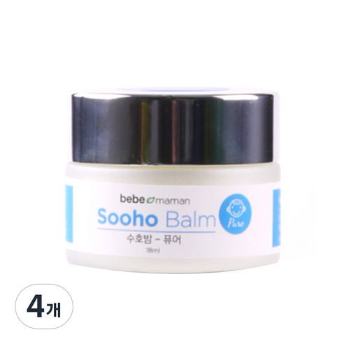 베베마망 수호밤 퓨어, 18ml, 4개