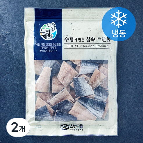누리해찬 수협 실속 미니 삼치살 (냉동), 2개, 1kg