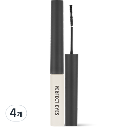토니모리 퍼펙트 아이즈 스키니 마스카라 3g, 01 애쉬블랙, 4개