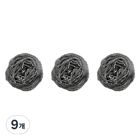 월드크린 철 수세미 50g, 9개, 1개입
