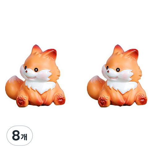 라벤티아 동물 장식품 여우 타입3, 8개