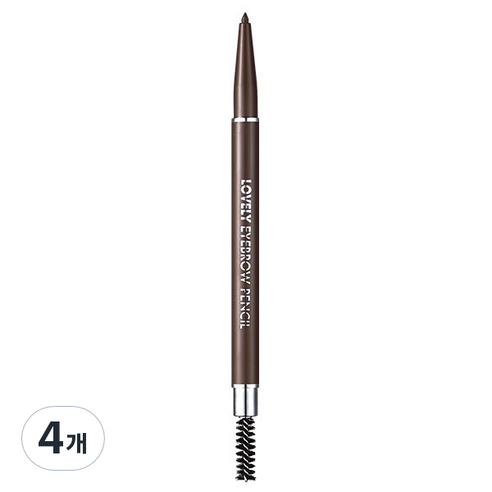 토니모리 러블리 아이브로우 펜슬 0.2g, 3호, 4개