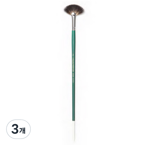 화홍 팬붓 235, F 2호, 3개
