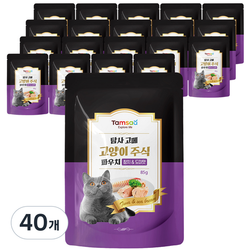 탐사 고양이 고메 주식 파우치