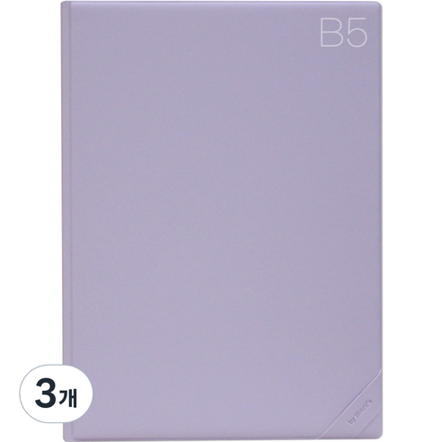 데얼스 도큐먼트 파일홀더 B5, 라벤더, 3개