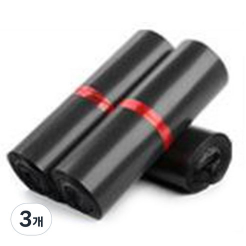 가팡 택배 비닐봉투 폴리백 블랙 D HDPE 0.08 50p, 3개