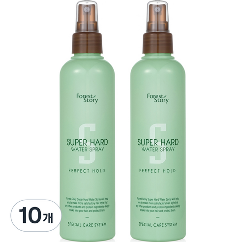 포레스트스토리 슈퍼 하드 워터 스프레이, 252ml, 10개