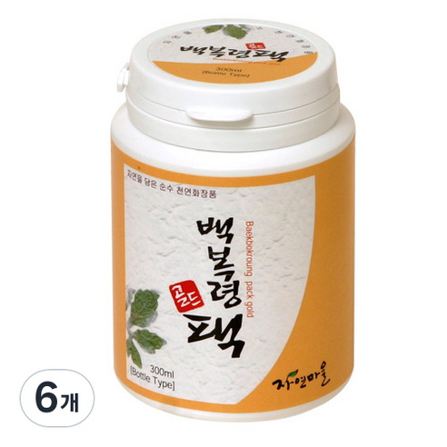 자연마을 백복령팩골드300, 1개입, 6개
