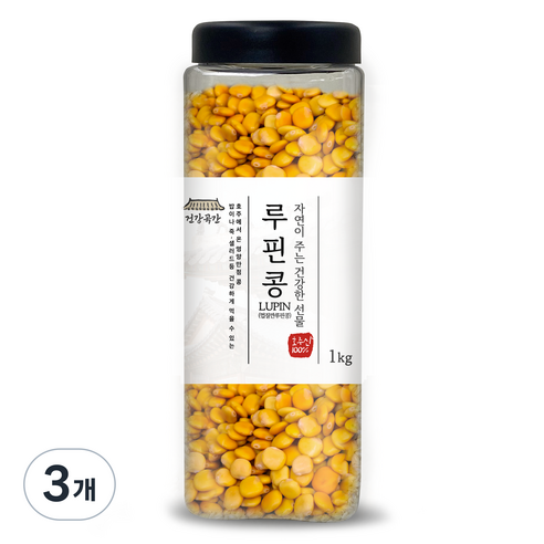 건강곡간 루핀콩, 1kg, 3개