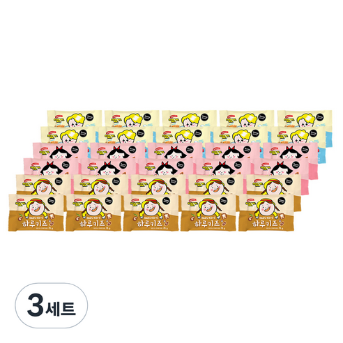 스쿨넛 하루견과 3종 x 10p, 아몬드,호두,캐뉴넛트,건포도, 18g, 3세트