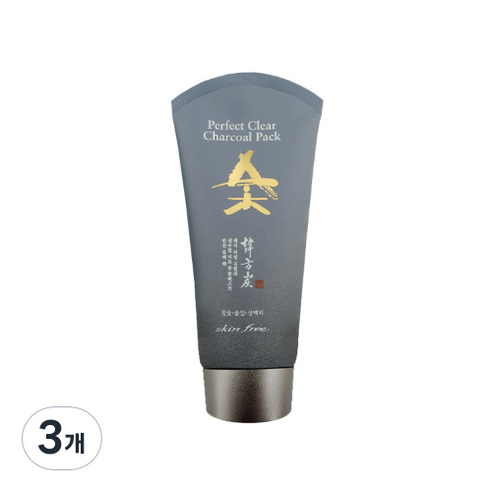 스킨후리 퍼펙트 클리어 숯팩, 1개입, 3개