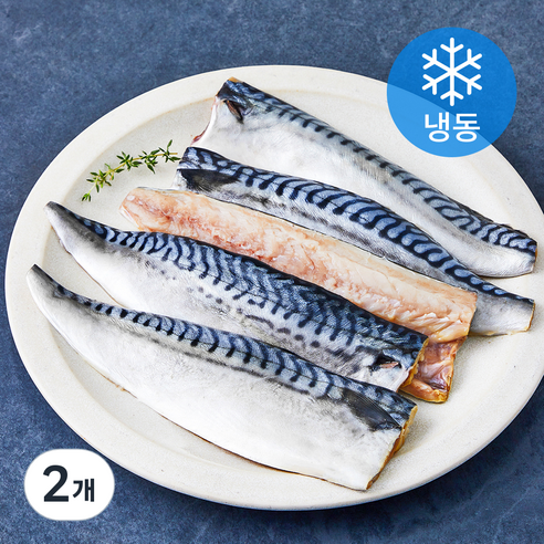 고등어청년 순살 고등어 필렛 (냉동), 2개, 1kg(쪽 당 90~110g)