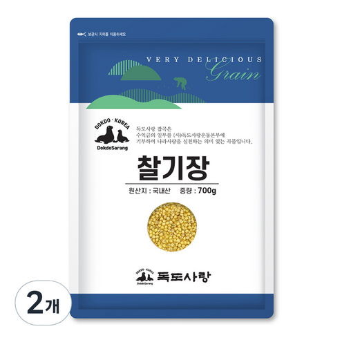 독도사랑 찰기장, 700g, 2개