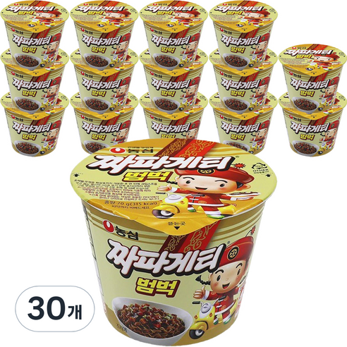 농심 짜파게티범벅 70g, 30개