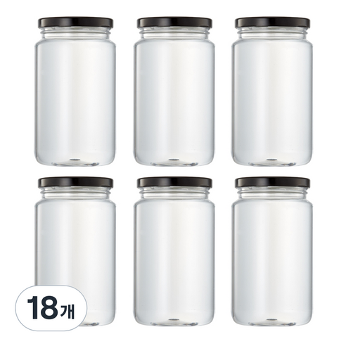 마카 트라이탄 다온보틀, 검정, 500ml, 18개