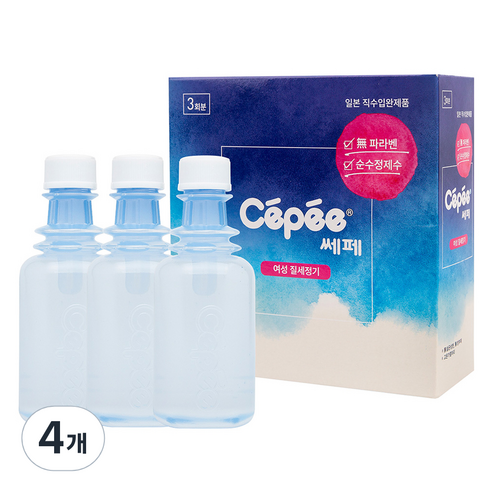 쎄페 여성 질세정제, 360ml, 4개