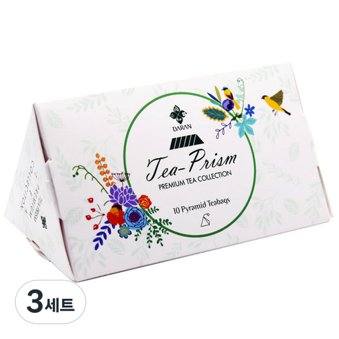 다란 티프리즘 컬렉션 10티백 세트, TF부모님을 위한 허브차, 3세트