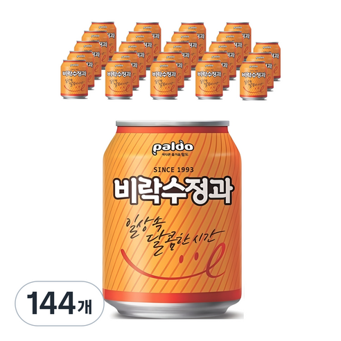 팔도 비락수정과, 238ml, 144개