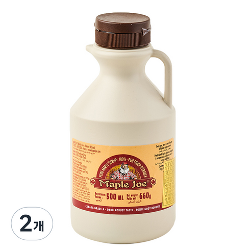 메이플조 메이플시럽, 660g, 2개