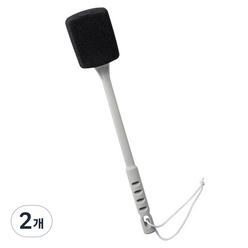 알로데 부드러운 자극 머드 바디 브러쉬 스퀘어, TYPE04 블랙, 2개, 1개입