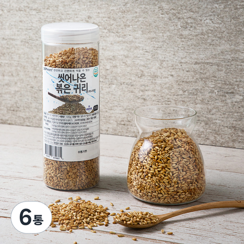 대구농산 씻어나온 볶은귀리, 500g, 6통