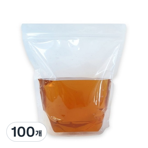 생활을그리다 스탠드 투명 육수저장팩 700ml, 18 x 20 cm, 1개입, 100개