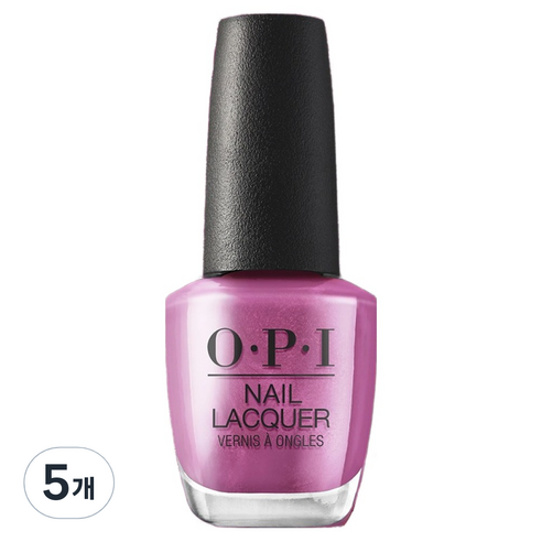 오피아이 네일락커, NLF 019 CosMIC Drop, 5개, 15ml
