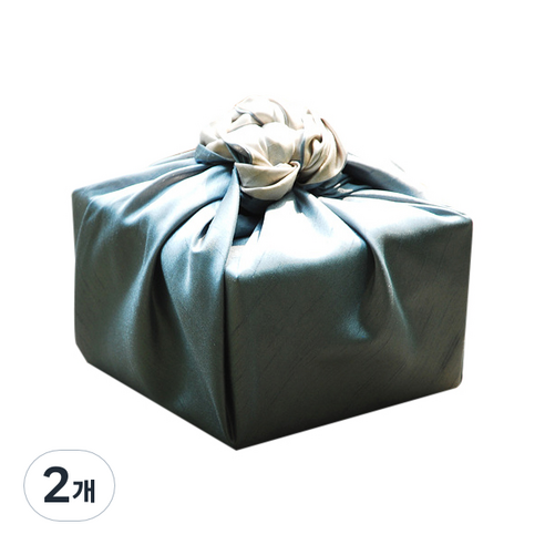 라일라라일라 단색보자기 L, 실버그레이, 2개