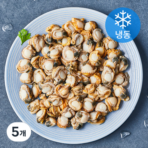 올프레시 자숙 가리비살 (냉동), 500g, 5개