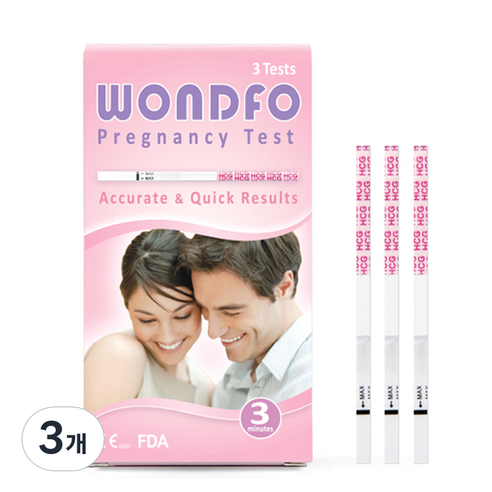 원포 임신테스트기 W1-S, 3개입, 3개