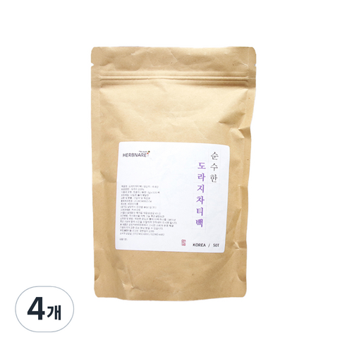 허브나래 도라지차 삼각티백, 1g, 50개입, 4개