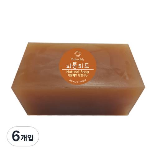 프로버블리 편백 중성비누, 500g, 6개입
