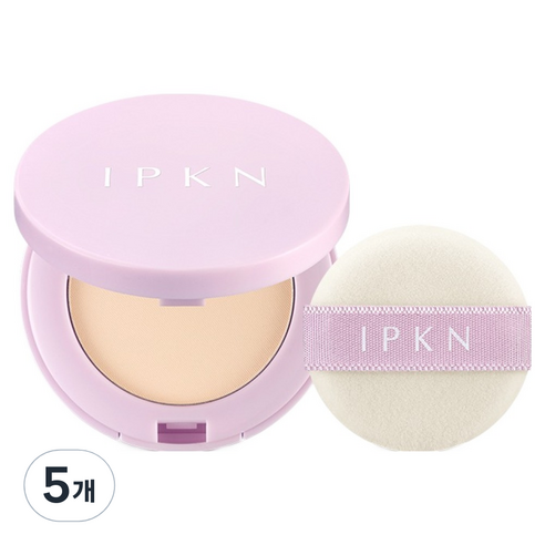 입큰 12.5 미니 퍼퓸 파우더팩트 모이스트 3.5g, 21호, 5개
