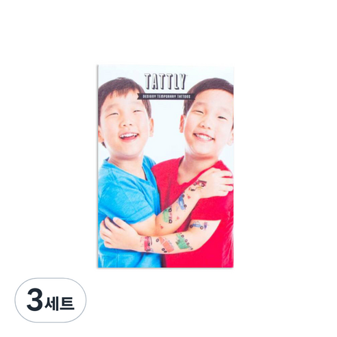 태틀리 타투 스티커 8종 세트, 트래픽, 3세트